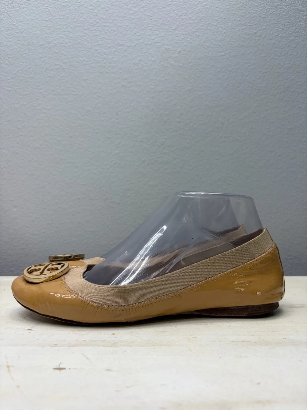 Tory Burch Brown Leather Coraline Flats Size 6.5
